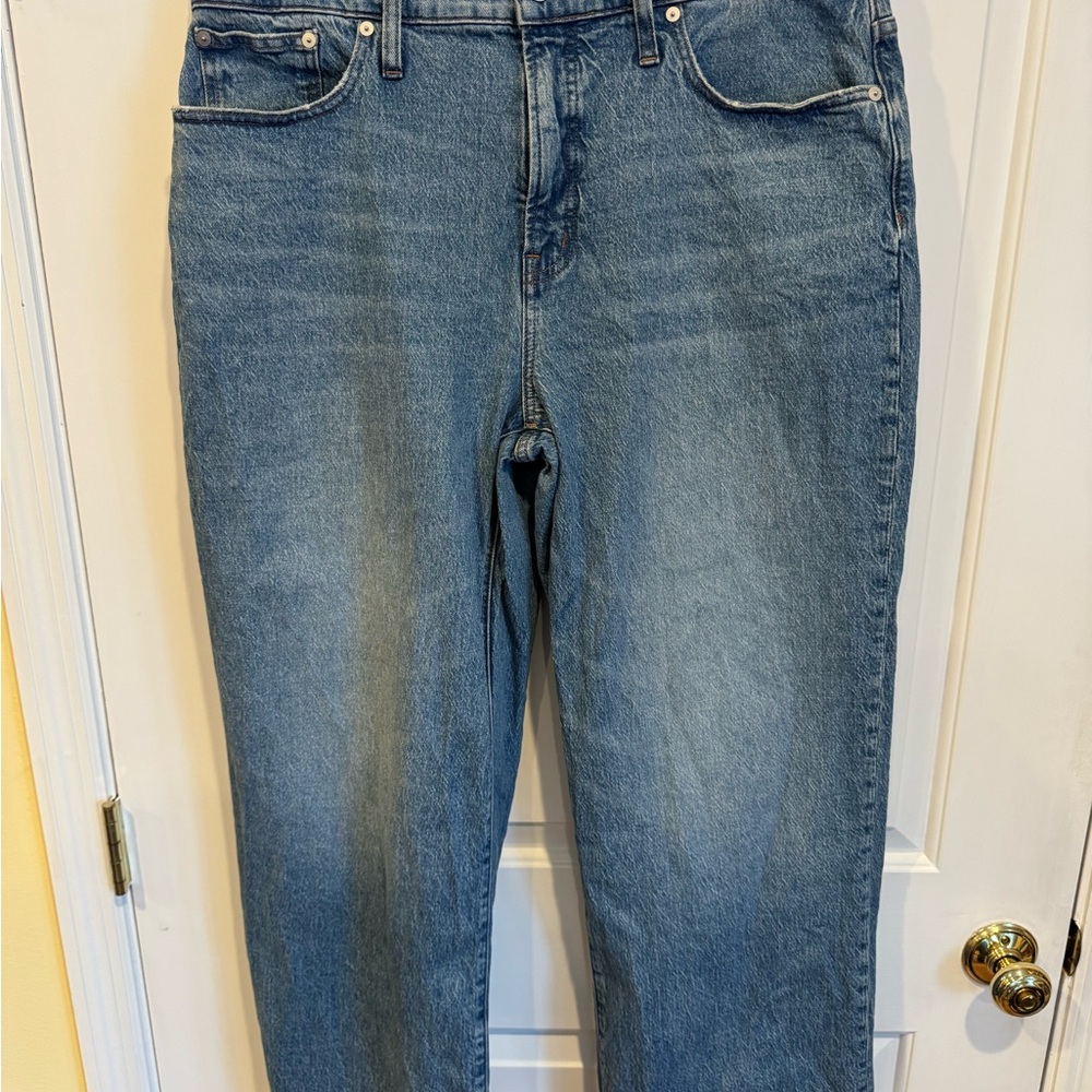 Madewell Light Blue Perfect Vintage Wide-Leg Jeans
